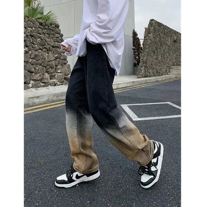 American Retro Jeans Women Trousers Casual Cargo Korean Summer Straight Baggy Punk Clothes Oversized Straight Pants
American Retro Jeans Women Trousers Casual Cargo Korean Summer Straight Baggy Punk Clothes Oversized Straight Pants