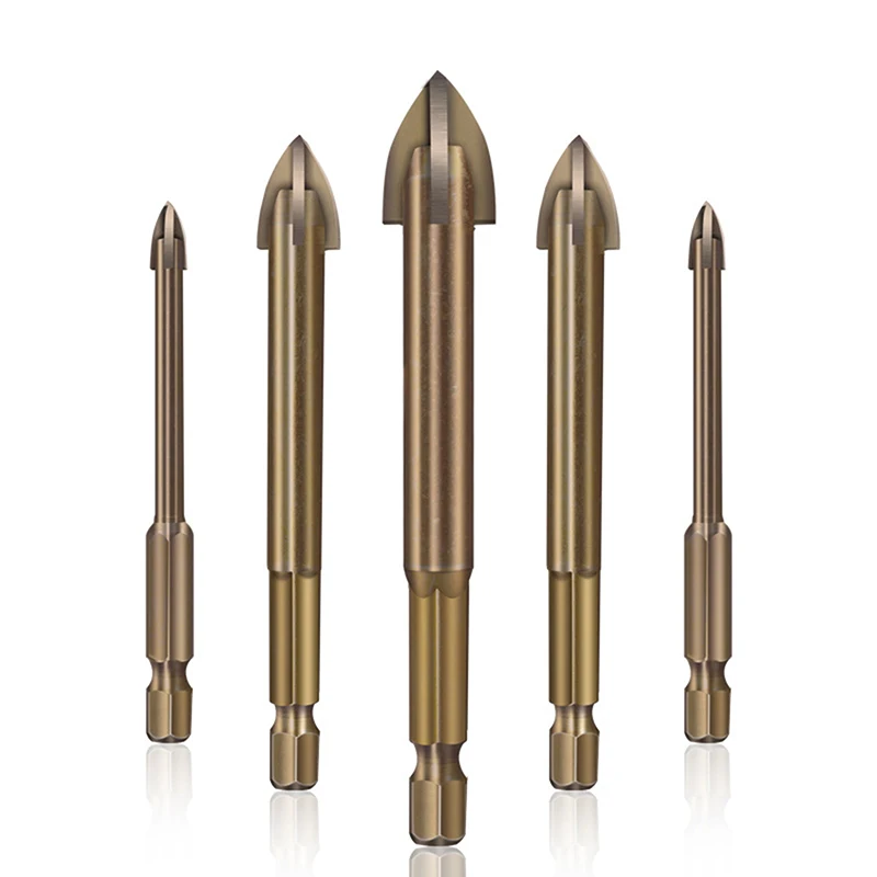 5pcs/set Efficient Universal Drilling Tool Cemented Carbide Drill Bit Ceramic Brick Wall Hole Opening Power Tools Accessories
5pcs/set Efficient Universal Drilling Tool Cemented Carbide Drill Bit Ceramic Brick Wall Hole Opening Power Tools Accessories