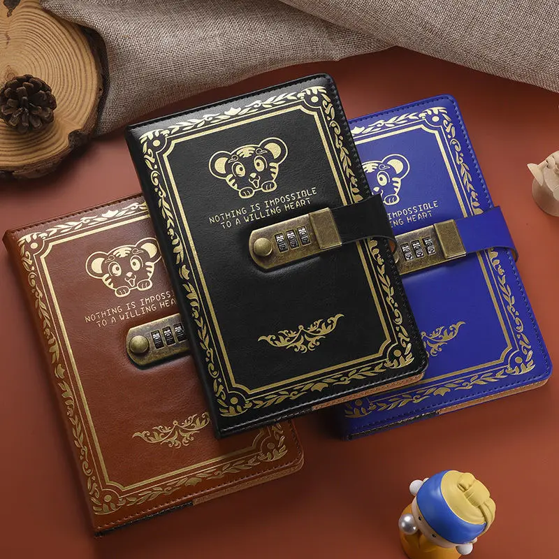 200 Pages Password Student 2022 Notebook Korean Creative Small Fresh Retro Literary PU Notepad With Diary A5 Stationery Gift
200 Pages Password Student 2022 Notebook Korean Creative Small Fresh Retro Literary PU Notepad With Diary A5 Stationery Gift