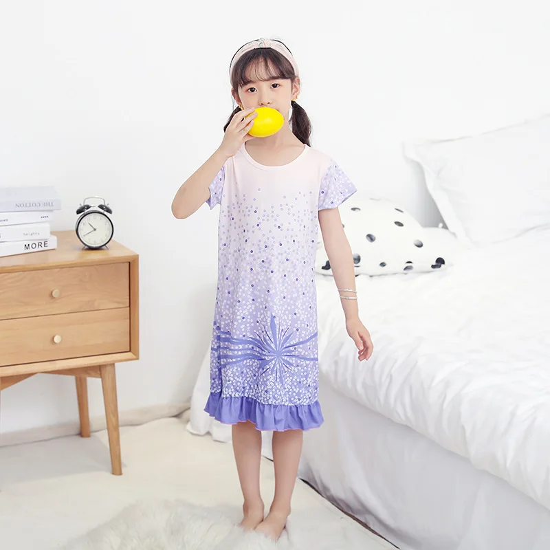 Spring Summer Dress Snow Queen Anime Cosplay Costume For Girl Kid Cloth Nightdress Casual Clothing Knee-length Snowflake Folds
Spring Summer Dress Snow Queen Anime Cosplay Costume For Girl Kid Cloth Nightdress Casual Clothing Knee-length Snowflake Folds