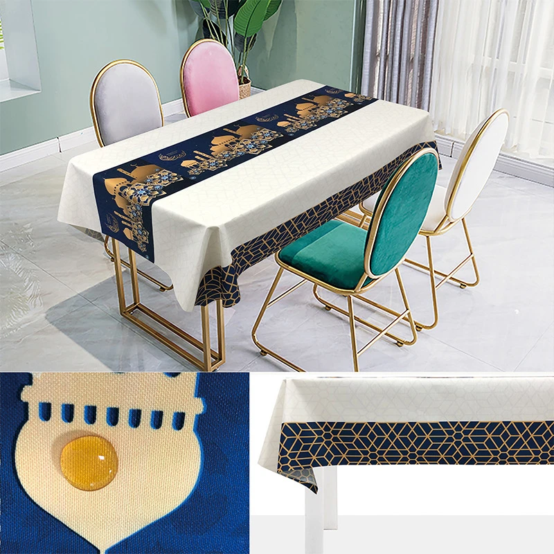 Eid Mubarak Table Runner Ramadan Mosque and Fanus Lantern Printed Restaurant Tablecloth Home Decor Rectangular Party Tablecloth
Eid Mubarak Table Runner Ramadan Mosque and Fanus Lantern Printed Restaurant Tablecloth Home Decor Rectangular Party Tablecloth