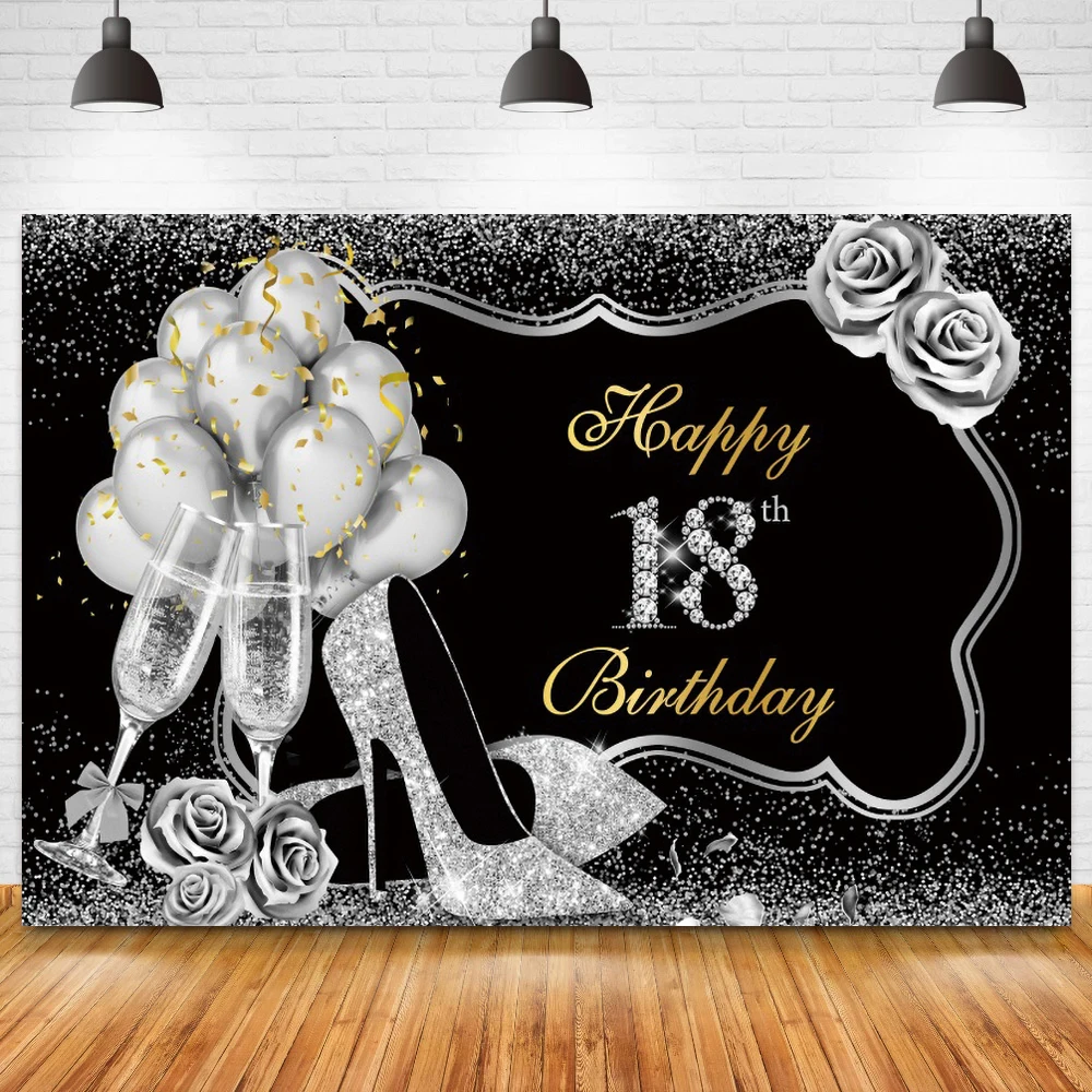 Фон для фотосъемки 18 21 30 50 день рождения девочка вечевечерние НКА белые воздушные шары Серебряный блестящий цветок высокие каблуки женские ...
Фон для фотосъемки 18 21 30 50 день рождения девочка вечевечерние НКА белые воздушные шары Серебряный блестящий цветок высокие каблуки женские ...