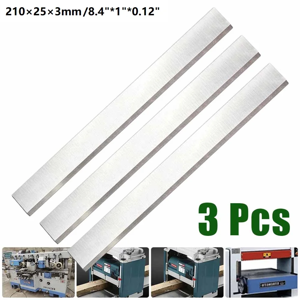 Planer HSS Blades For Wood High Speed Steel Jointer Blade Reliable Woodworking 210×25×3mm Accessories Accurate
Planer HSS Blades For Wood High Speed Steel Jointer Blade Reliable Woodworking 210×25×3mm Accessories Accurate