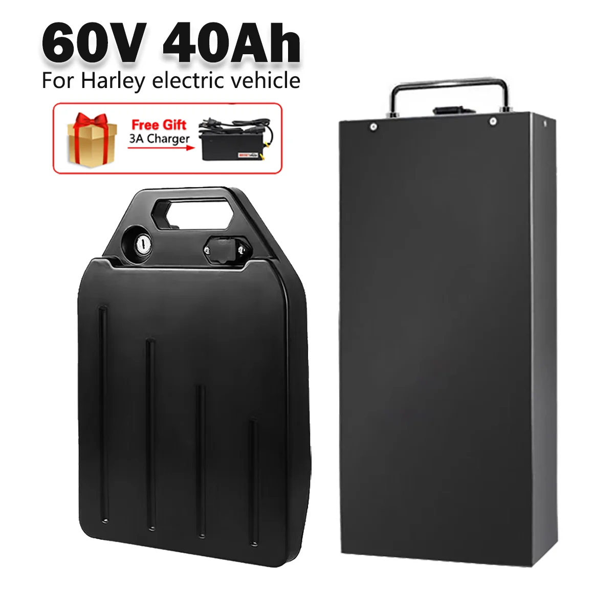 

60V 40Ah 16S 18650 Battery of Harley Electric Scooter It Can Be Used for Electric Bicycle Scooters Below 1800W EU US Duty Free