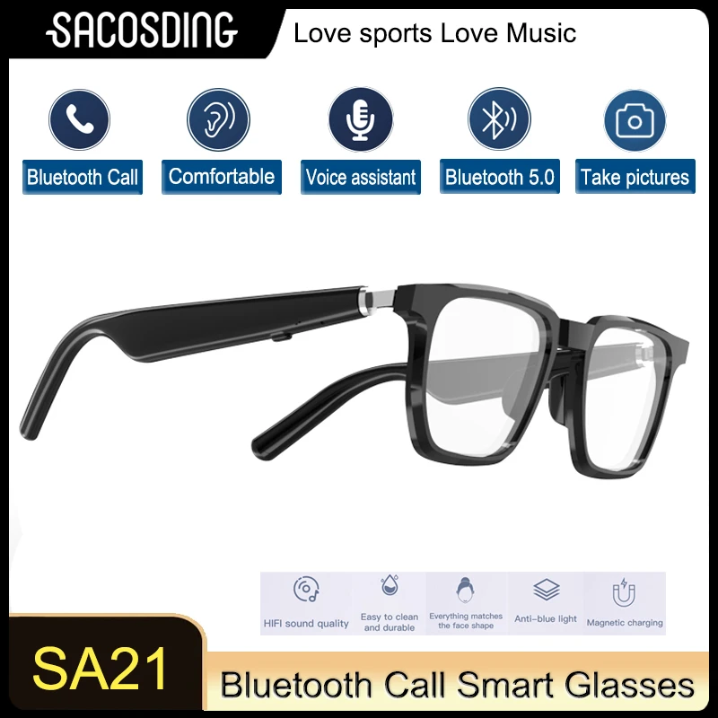 2023 New Fashion Smart Glasses Wireless Bluetooth 5.0 Music Glasses Smart Anti-Blue Light HD Headphone Call Music Eyeglasses ios
2023 New Fashion Smart Glasses Wireless Bluetooth 5.0 Music Glasses Smart Anti-Blue Light HD Headphone Call Music Eyeglasses ios