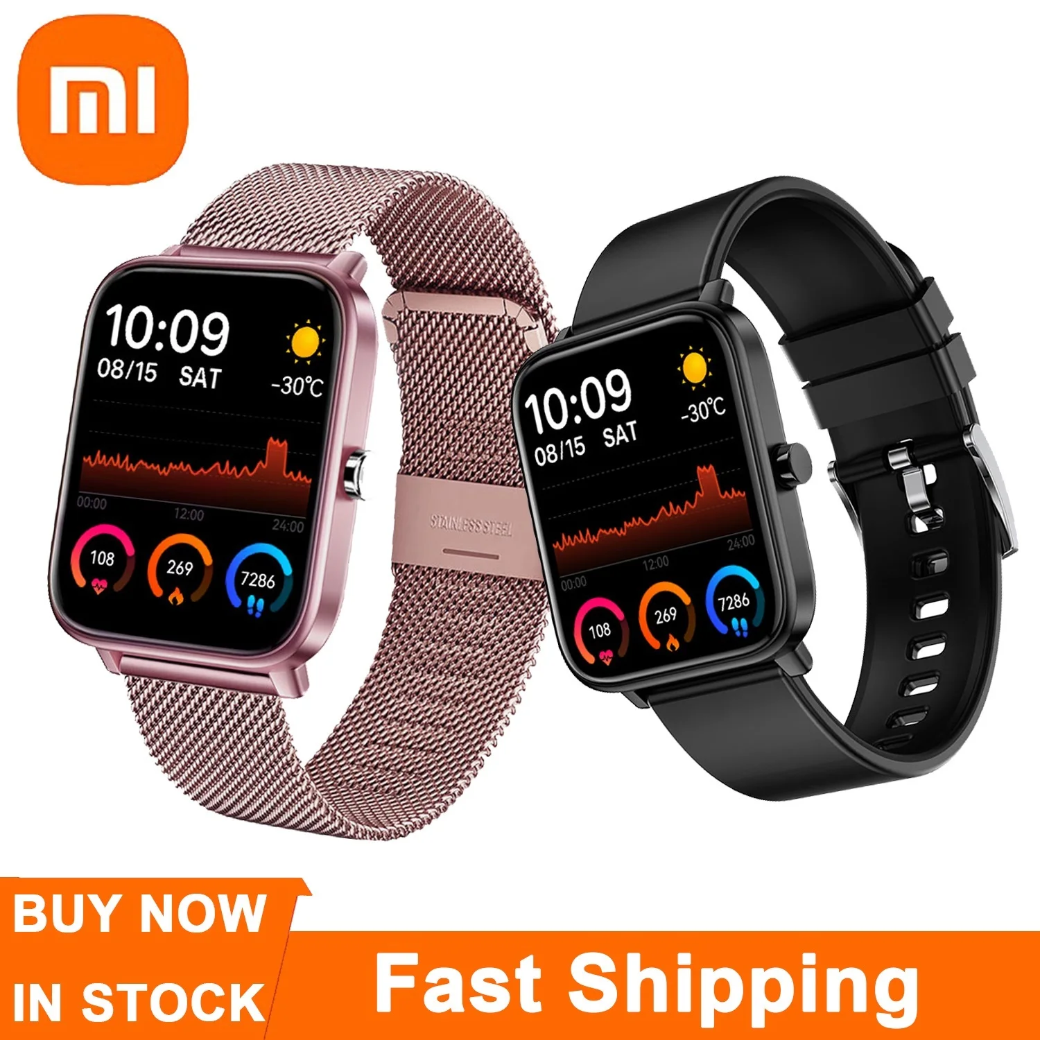 XIAOMI Xiaomi Mijia Smart Watch Men Women Touch Smart Electronics Watch for Android IOS Sports Heart Rate Monitoring
XIAOMI Xiaomi Mijia Smart Watch Men Women Touch Smart Electronics Watch for Android IOS Sports Heart Rate Monitoring