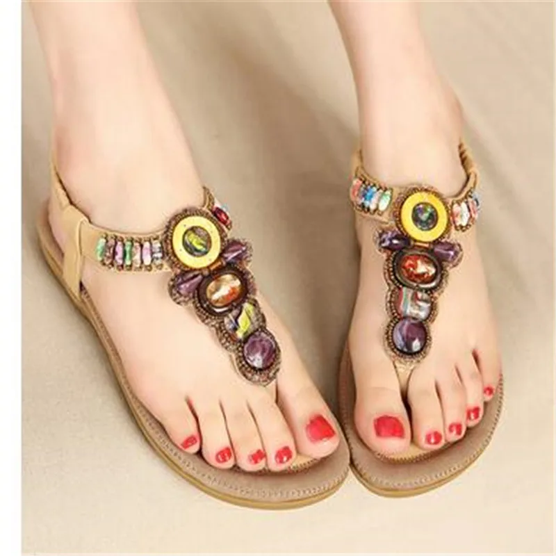 New Women Flat Sandals Plus Size 35-42 Fashion Crystal Woman Shoes Summer Footwear Beach Flip Flops Shoes Women
New Women Flat Sandals Plus Size 35-42 Fashion Crystal Woman Shoes Summer Footwear Beach Flip Flops Shoes Women