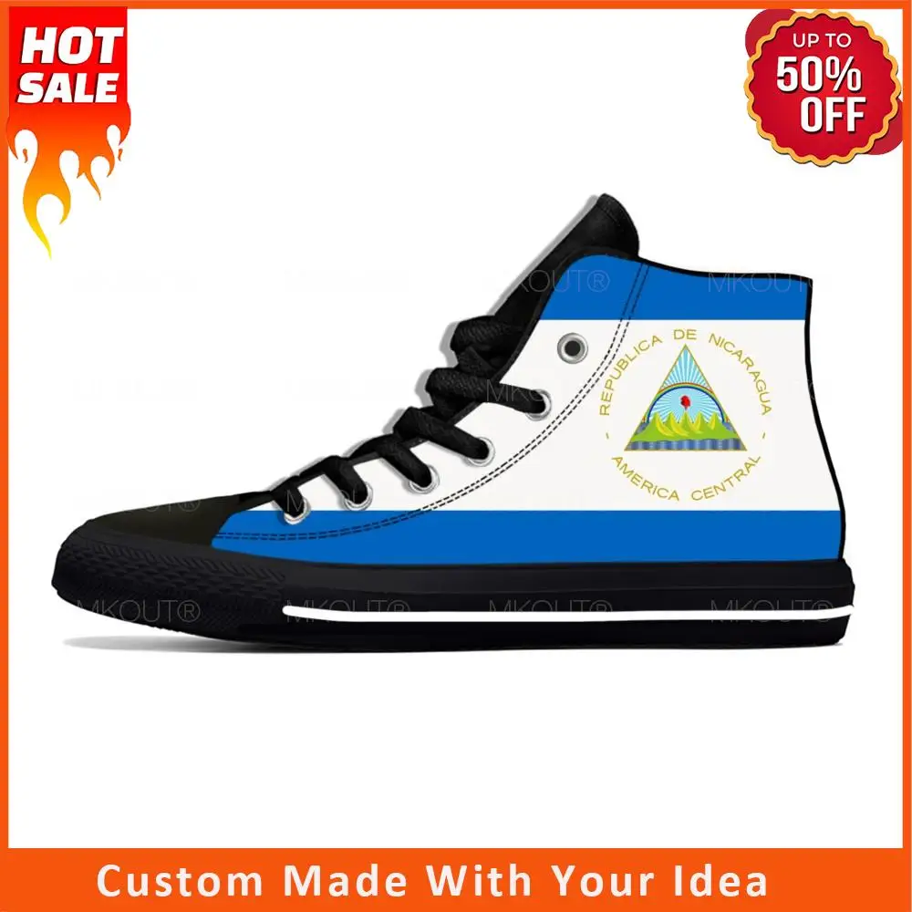Nicaragua High Top Sneakers Mens Womens Teenager Casual Shoes Canvas Running Shoes 3D Print Cosplay Breathable Lightweight shoe
Nicaragua High Top Sneakers Mens Womens Teenager Casual Shoes Canvas Running Shoes 3D Print Cosplay Breathable Lightweight shoe