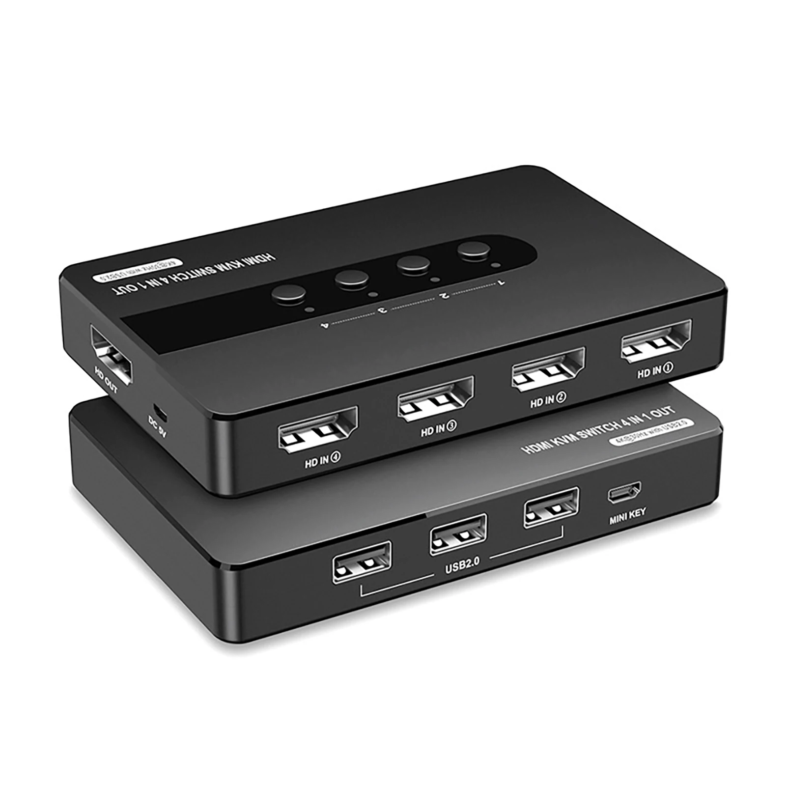 Выключатель KVM 4 в 1, USB-Переключатель HDMI, 4K, 30 Гц, для 4 компьютеров с общим доступом к монитору HD, 3 USB-устройства, клавиатуры, мыши, принтера
Выключатель KVM 4 в 1, USB-Переключатель HDMI, 4K, 30 Гц, для 4 компьютеров с общим доступом к монитору HD, 3 USB-устройства, клавиатуры, мыши, принтера
