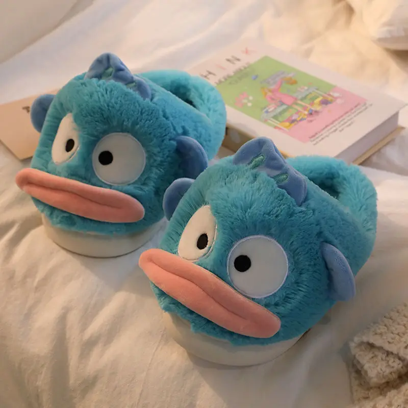 Cute Cartoon Sanrio Hangyodon Slippers Cartoon Children Winter Casual Home Non-Slip Warm Plush Shoes Anime Girl Slippers Gift
Cute Cartoon Sanrio Hangyodon Slippers Cartoon Children Winter Casual Home Non-Slip Warm Plush Shoes Anime Girl Slippers Gift