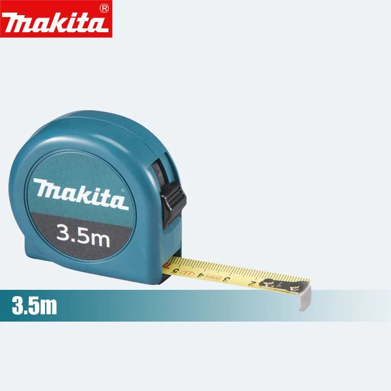 Makita Tape Measure 3.5M X 16MM Handheld Measuring Tool Household Meter Ruler Mini Steel Non-slip Ranging Double-sided Scale
Makita Tape Measure 3.5M X 16MM Handheld Measuring Tool Household Meter Ruler Mini Steel Non-slip Ranging Double-sided Scale