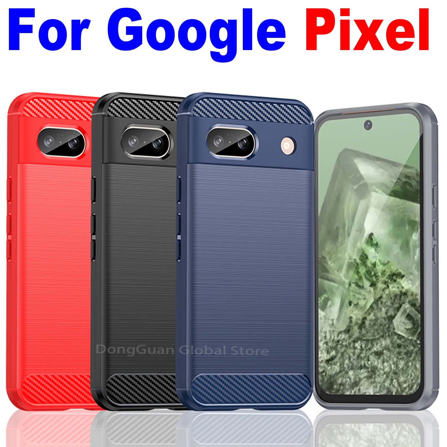 

Brushed Case For Google Pixel 8 8a 8Pro 7 7a 7Pro 6 6a 6Pro 5 5a 4 4a 5G 3 3a XL Pro Back Cover Case