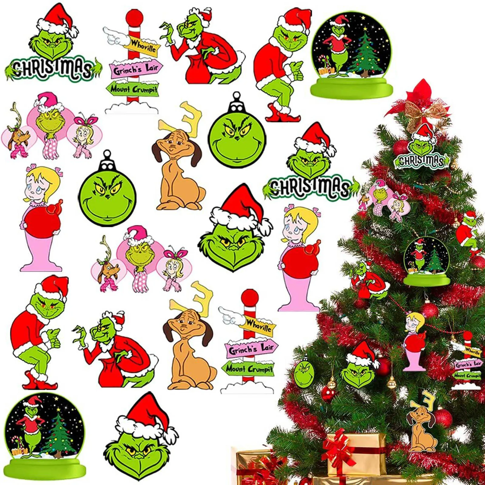 Christmas Green Monster Theme Party Ornament Merry Christmas Tree Decorations For Home Xmas Ornaments Hanging Pendants Navidad
Christmas Green Monster Theme Party Ornament Merry Christmas Tree Decorations For Home Xmas Ornaments Hanging Pendants Navidad