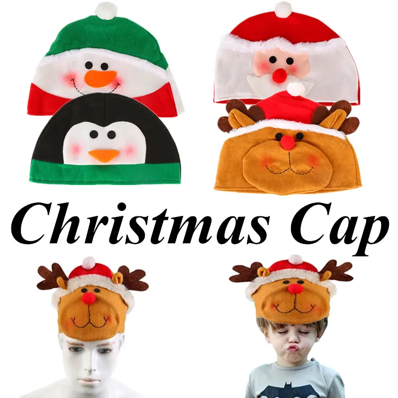 Cartoon 4 Styles Party Celebrate Warm Elk Santa Claus Penguin Merry Christmas Hat
Cartoon 4 Styles Party Celebrate Warm Elk Santa Claus Penguin Merry Christmas Hat
