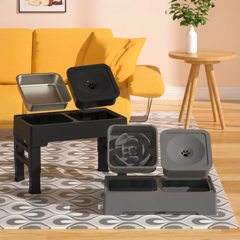 Bowls For 4 Stainless 1pet Food Stand Dog Big Feeders Dish Double Dog Adjustable Pet Bowl Feeding Elevated Water In Height Dogs
Bowls For 4 Stainless 1pet Food Stand Dog Big Feeders Dish Double Dog Adjustable Pet Bowl Feeding Elevated Water In Height Dogs