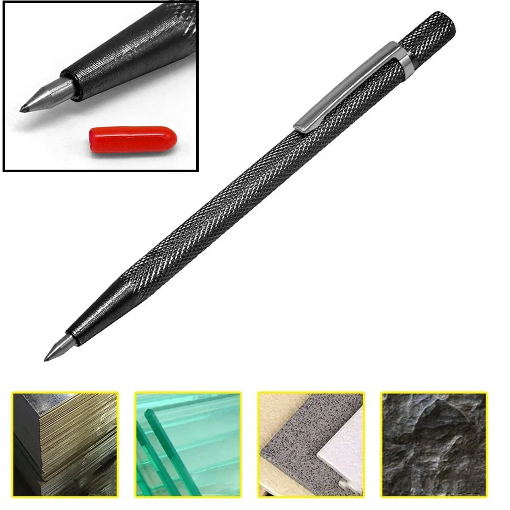 Scriber Pen Woodworking Engraving Marking Pen For Ceramic Wood Tungsten Carbide Tip Metal Tile Cutting Pens Hand Tools 1 Piece
Scriber Pen Woodworking Engraving Marking Pen For Ceramic Wood Tungsten Carbide Tip Metal Tile Cutting Pens Hand Tools 1 Piece