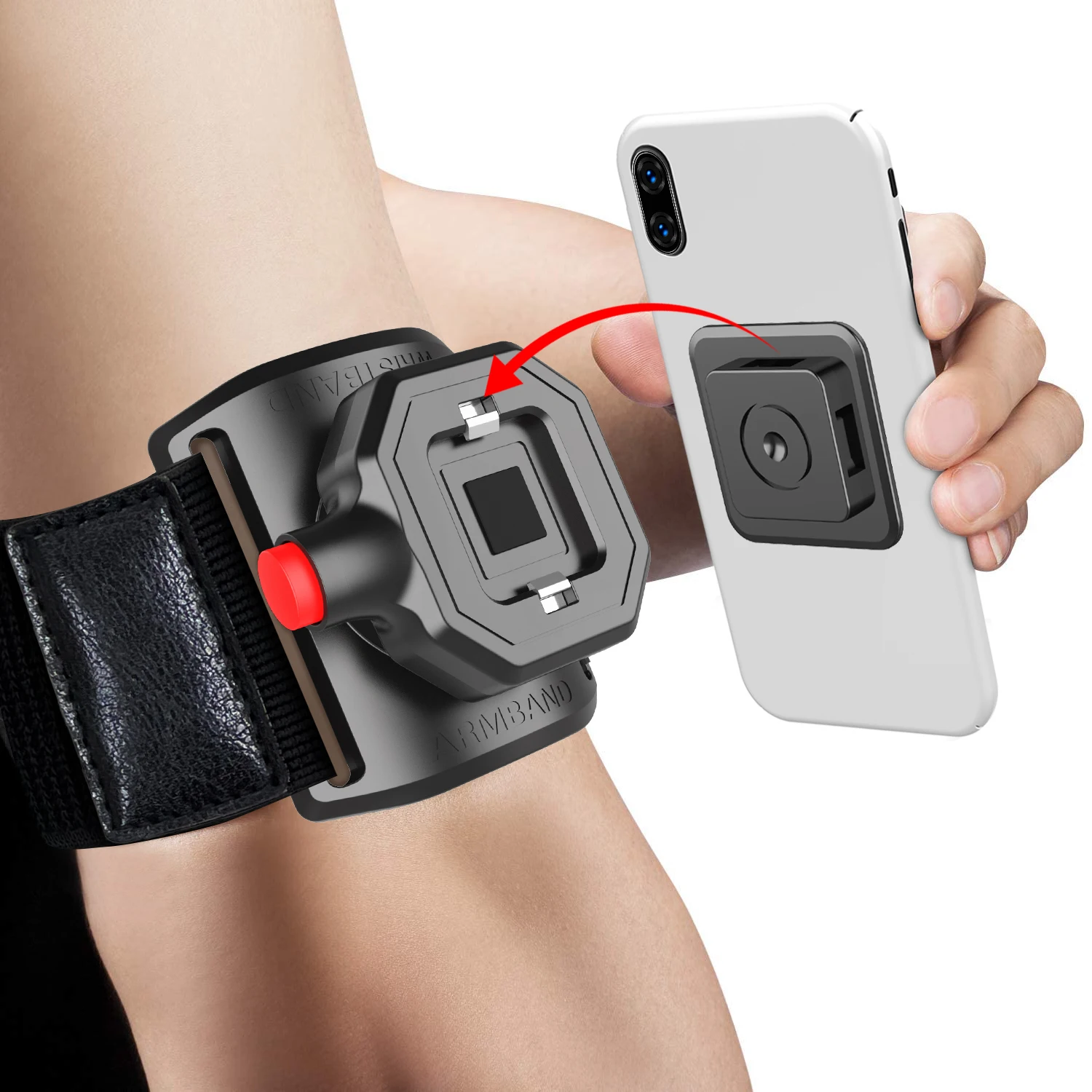 Universal Sports Running Armband Mobile Phone Holder Rotatable Adjustable Wristband Universal Anti-drop Smartphone Bracket
Universal Sports Running Armband Mobile Phone Holder Rotatable Adjustable Wristband Universal Anti-drop Smartphone Bracket