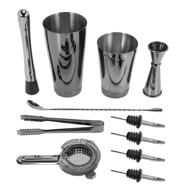 Cocktail Shaker Bar Set Stainless Steel Bartender Kit Mixer Drink Bartender Tools Browser Kit Bars Set Tool Accessories Home Mix
Cocktail Shaker Bar Set Stainless Steel Bartender Kit Mixer Drink Bartender Tools Browser Kit Bars Set Tool Accessories Home Mix