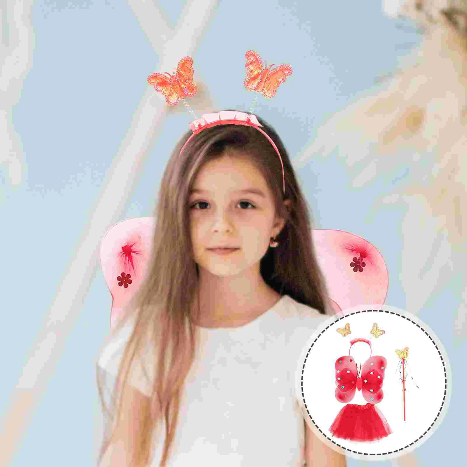 Fairy Costume Butterfly Performance Props Shine Cosplay Wings Kids Clothing Mesh Girls Child 
Fairy Costume Butterfly Performance Props Shine Cosplay Wings Kids Clothing Mesh Girls Child