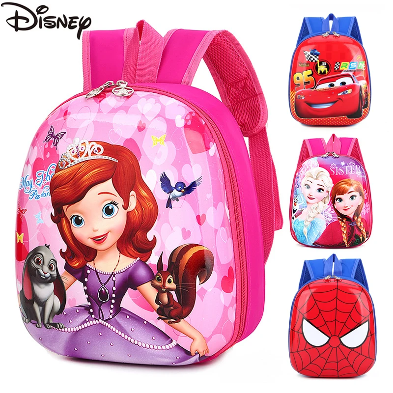 

Disney New Mickey and Minnie Children's School Bag Cartoon Frozen 2 Kindergarten Backpack Multifunctional Soft Shell School Bag