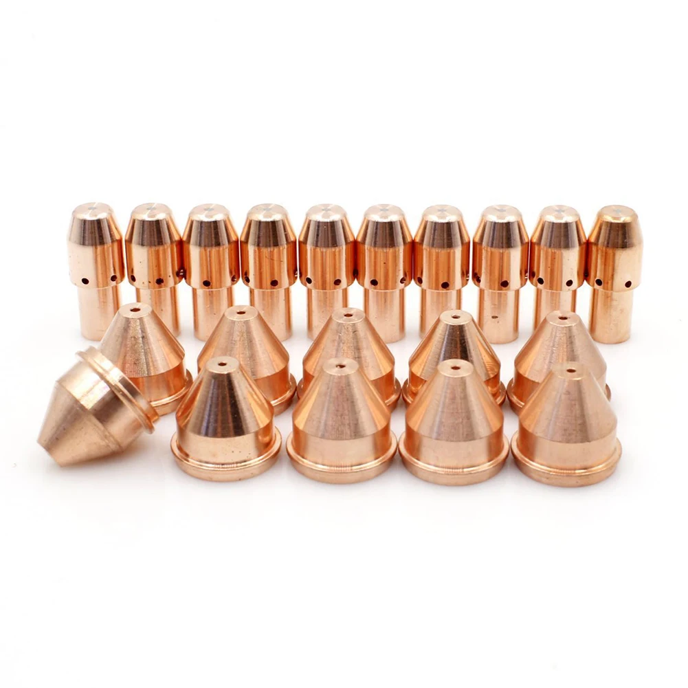 20pcs 0558005220 Plasma Torch Electrode 0558008417 Plasma Torch Nozzle Kit For PT-38 Plasma 60A Plasma Cutting Current Welding
20pcs 0558005220 Plasma Torch Electrode 0558008417 Plasma Torch Nozzle Kit For PT-38 Plasma 60A Plasma Cutting Current Welding