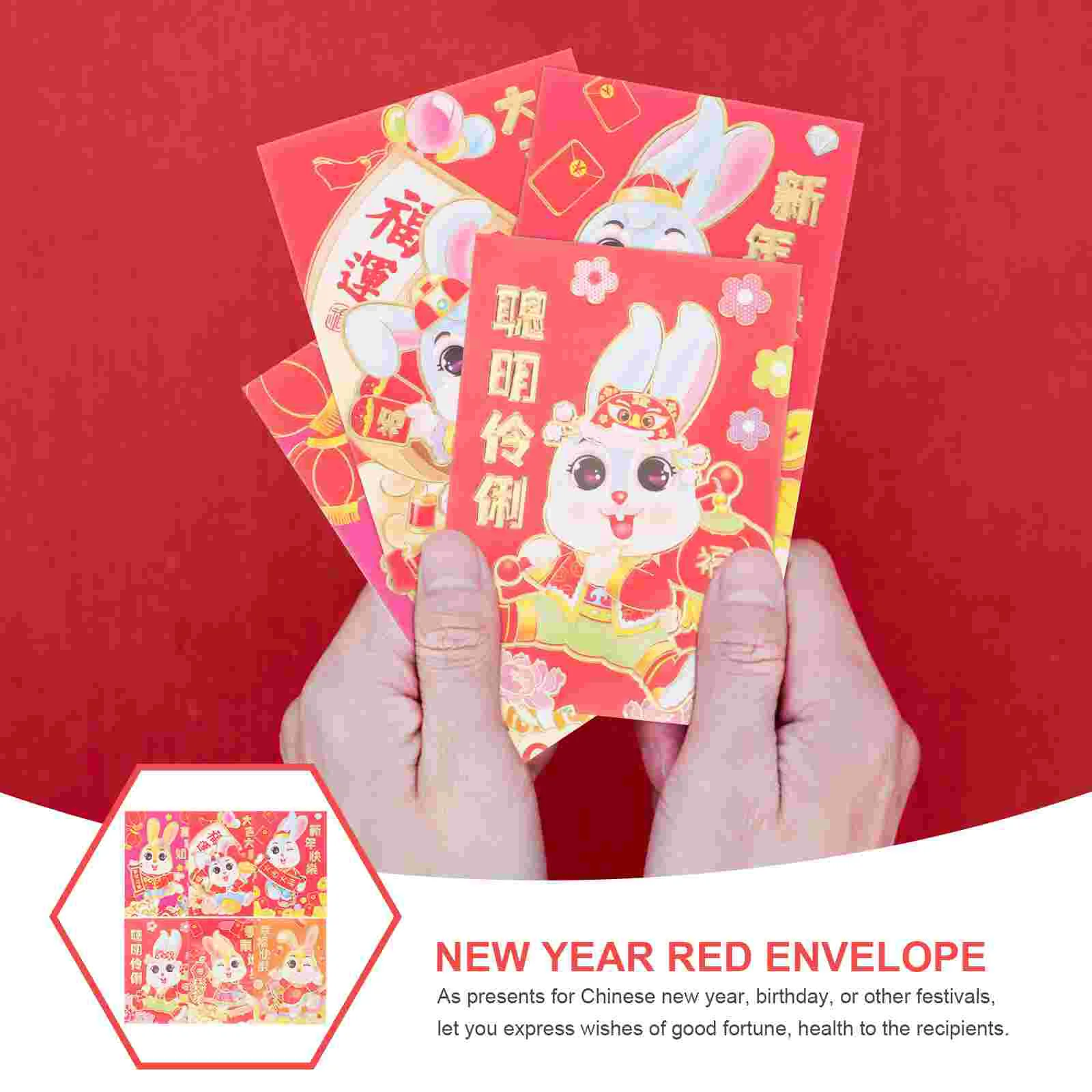 Red Year Envelopes New Envelope Money Packet Chinese Pocket Rabbit Bag Packets Lucky Zodiac Bunny Traditional Bao Hong Hongbao
Red Year Envelopes New Envelope Money Packet Chinese Pocket Rabbit Bag Packets Lucky Zodiac Bunny Traditional Bao Hong Hongbao