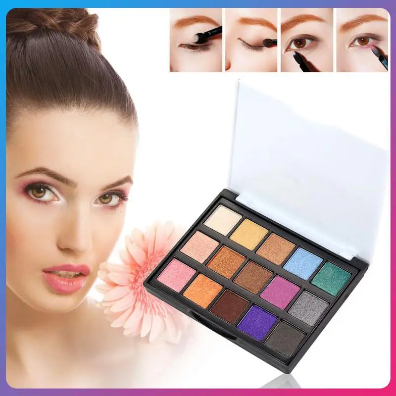 

POPFEEL 15 Colors Makeup Eyeshadow Palette Shimmer Matte Eye Shadow Palette Waterproof Long lasting Eye Makeup Pallete TSLM2