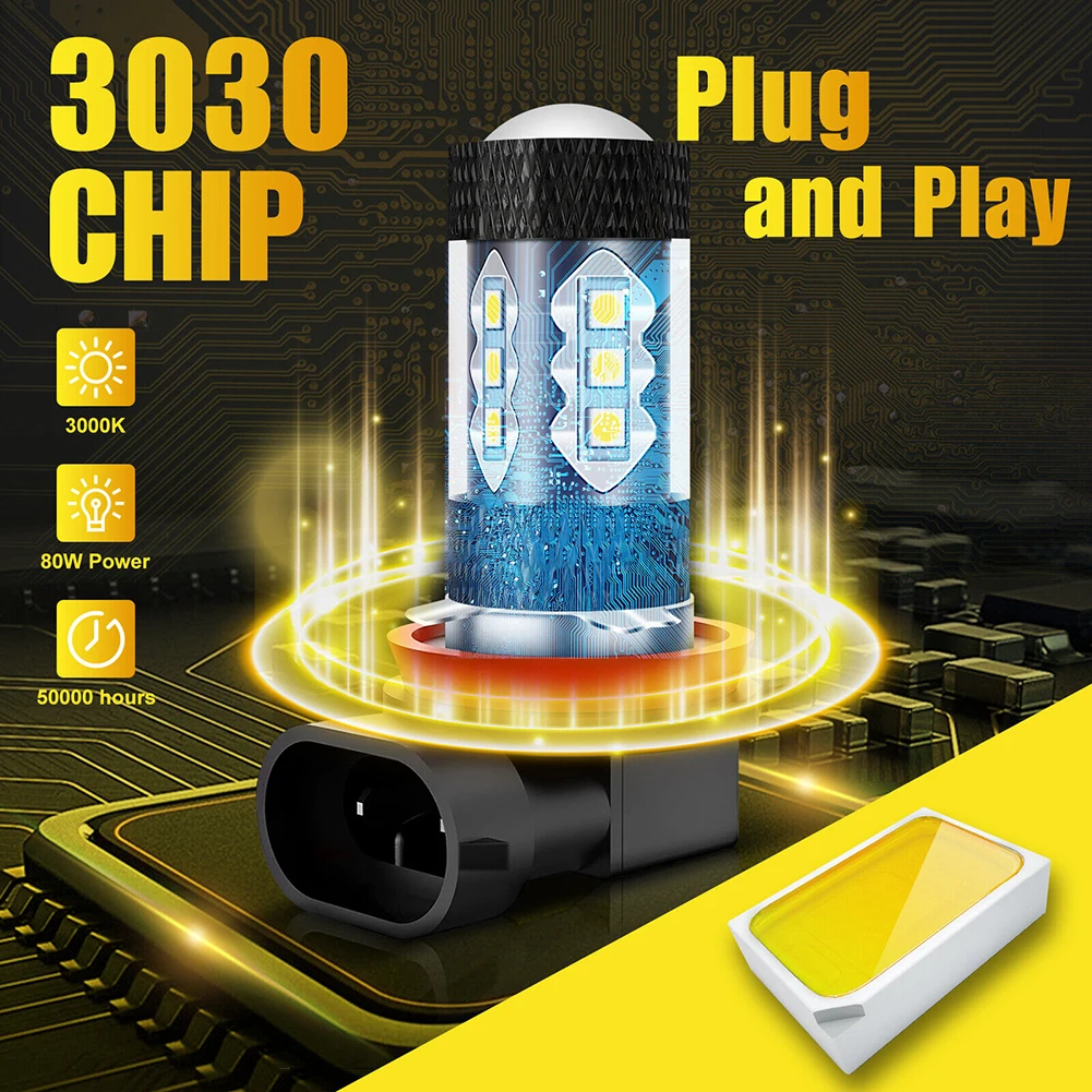 2pcs LED Fog Light Car Headlight Bulbs 10000LM 100W COB Chips Light Source DRL Daytime Running Light Universal
2pcs LED Fog Light Car Headlight Bulbs 10000LM 100W COB Chips Light Source DRL Daytime Running Light Universal