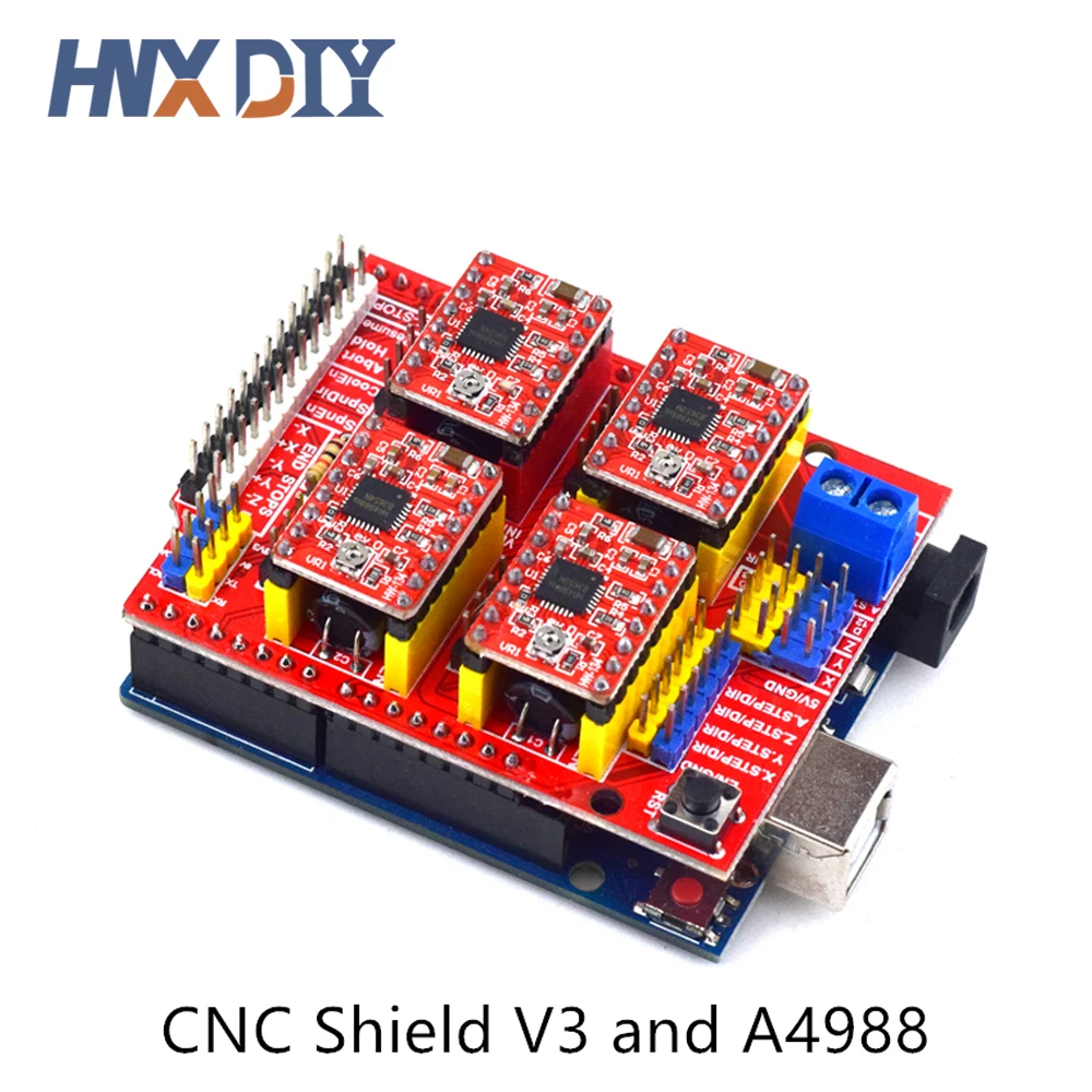 

CNC Shield V3 shield v4 Engraving Machine A4988 Driver Expansion Board 3D Printer for arduino Diy Kit New