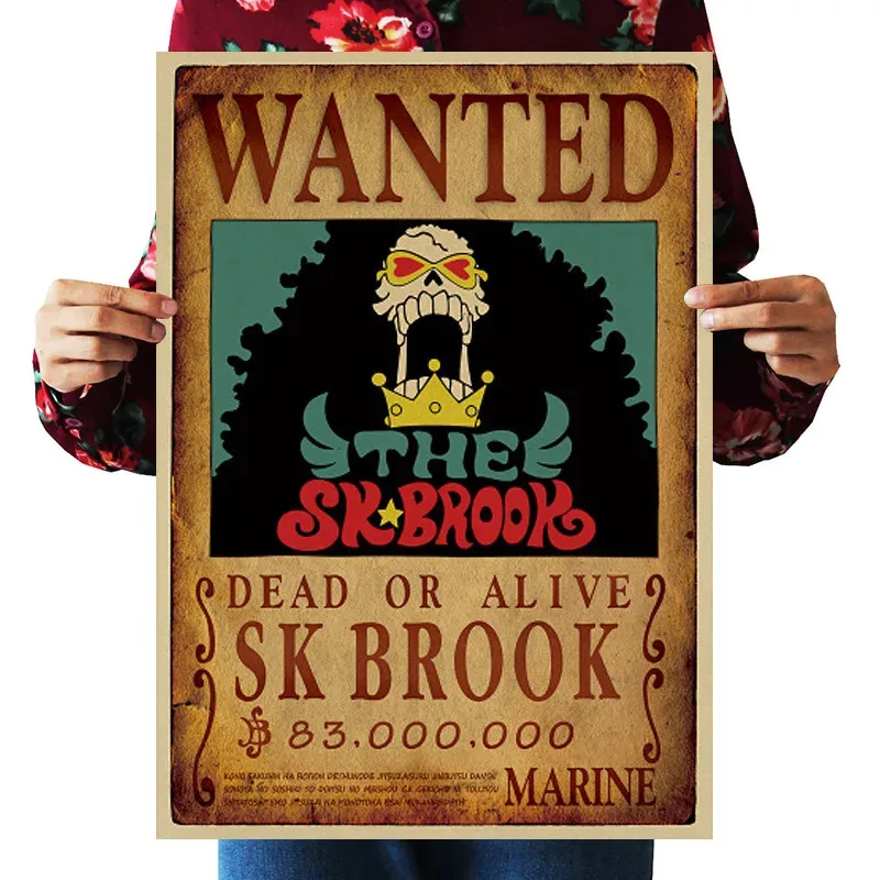 WANTED DEAD OR ALIVE SK BROOK Vintage Cartoon Anime Movie Poster Retro Kraft Paper Print Art Painting Wall Decor Stickers
WANTED DEAD OR ALIVE SK BROOK Vintage Cartoon Anime Movie Poster Retro Kraft Paper Print Art Painting Wall Decor Stickers