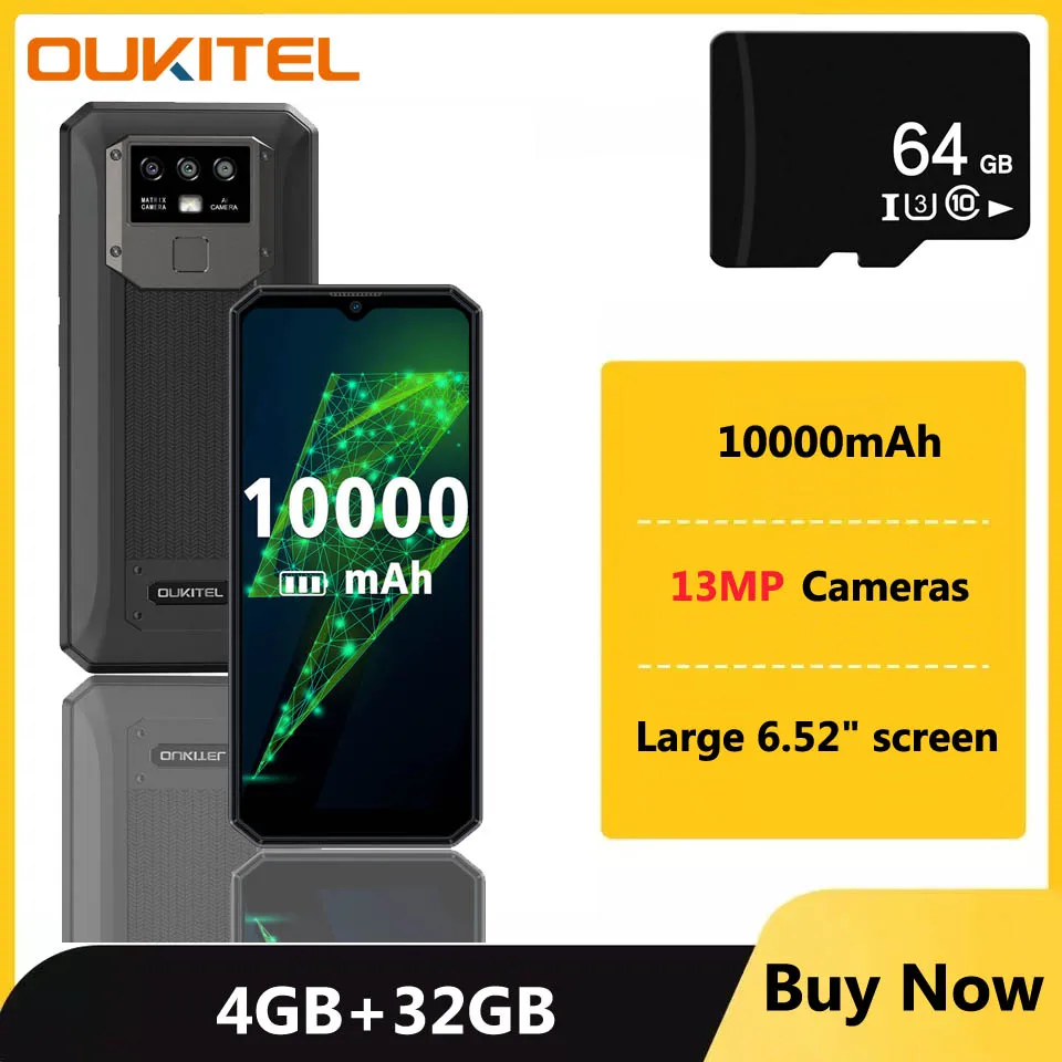 OUKITEL Телефоны Смартфоны K15 Plus 10000mAh сотовые телефоны разблокированный Android 4GB RAM 32GB ROM 13MP тройные камеры мобильный телефон
OUKITEL Телефоны Смартфоны K15 Plus 10000mAh сотовые телефоны разблокированный Android 4GB RAM 32GB ROM 13MP тройные камеры мобильный телефон