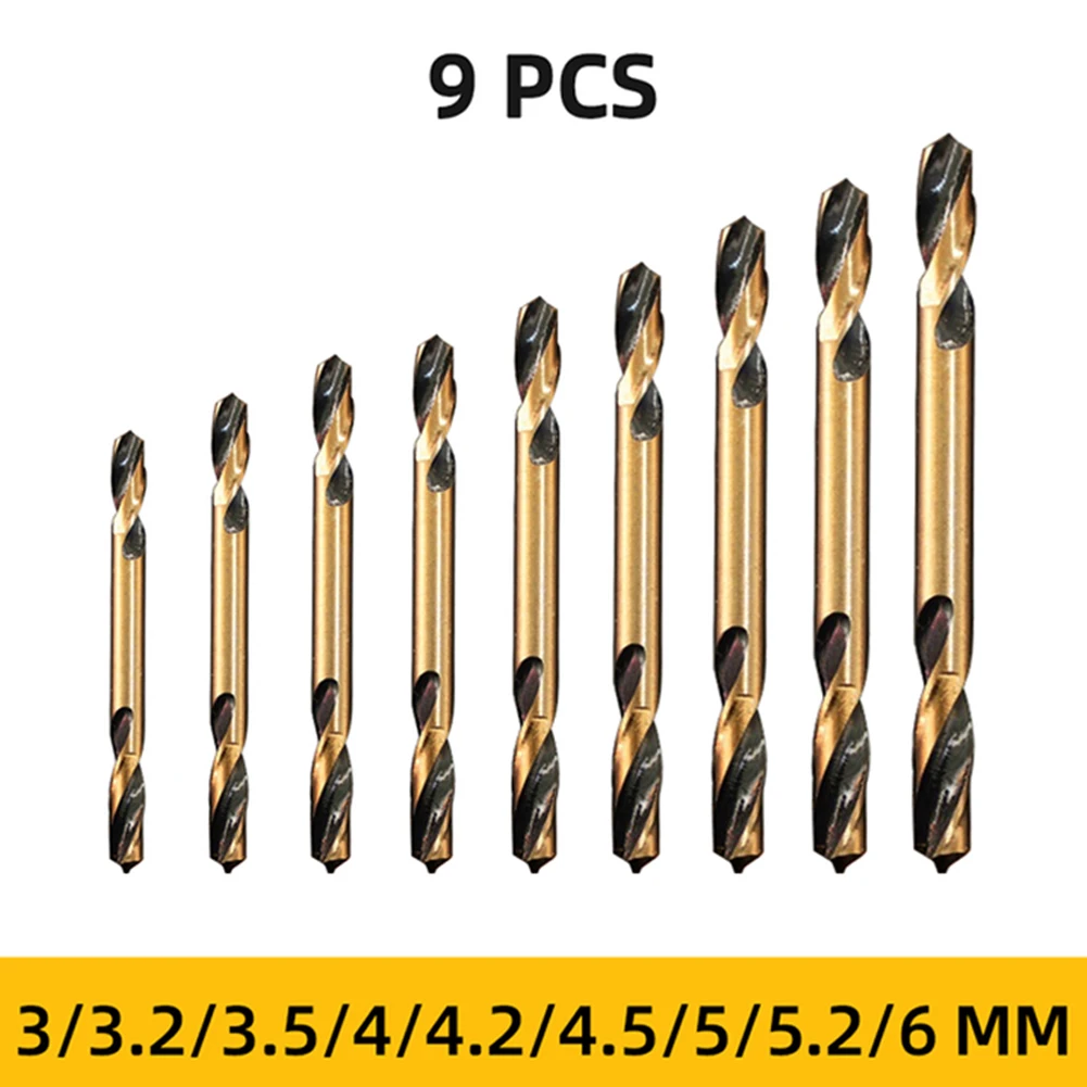 9pcs Double-headed Auger Drill Bits High Speed Steel Hand Drill For Metal Stainless Steel Wood Drilling 3mm-6mm Power Tool Parts
9pcs Double-headed Auger Drill Bits High Speed Steel Hand Drill For Metal Stainless Steel Wood Drilling 3mm-6mm Power Tool Parts