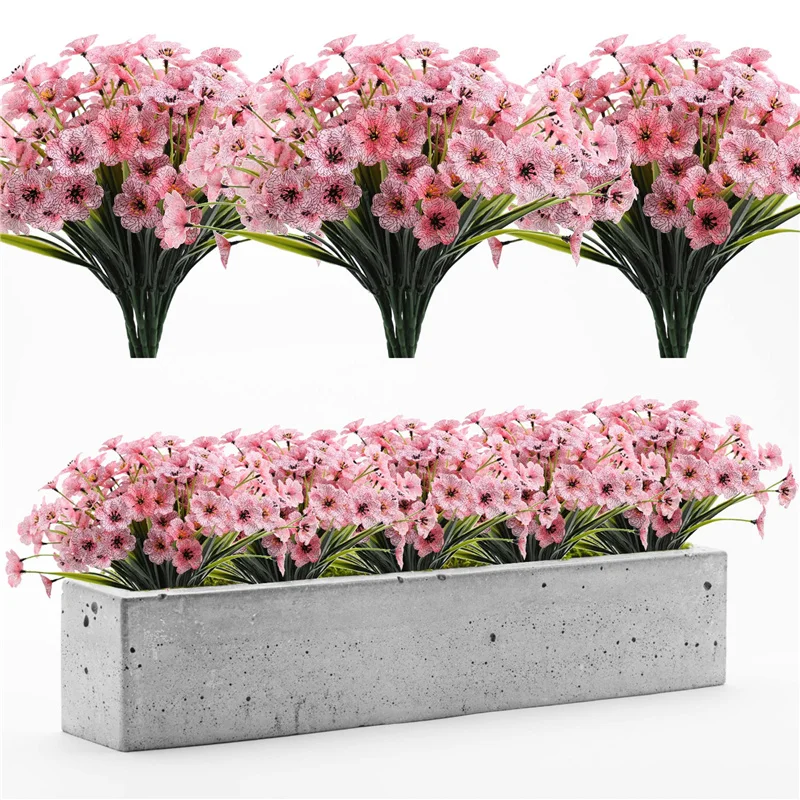 1pcs Outdoor Fake Artificial Flowers UV Resistant No Fade Faux Violet Flower for Garden Porch Kitchen Office Home Wedding Decor
1pcs Outdoor Fake Artificial Flowers UV Resistant No Fade Faux Violet Flower for Garden Porch Kitchen Office Home Wedding Decor