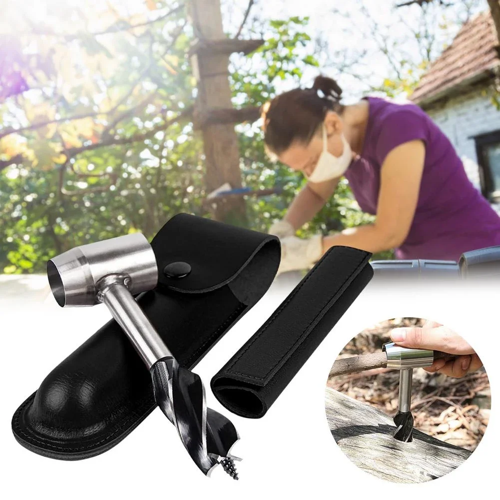 Manual Auger Drill Multifunctional Survival Settlers Tool Bush Craft Hand Auger Wrench Wood Drill Peg Manual Hole Maker with Bag
Manual Auger Drill Multifunctional Survival Settlers Tool Bush Craft Hand Auger Wrench Wood Drill Peg Manual Hole Maker with Bag