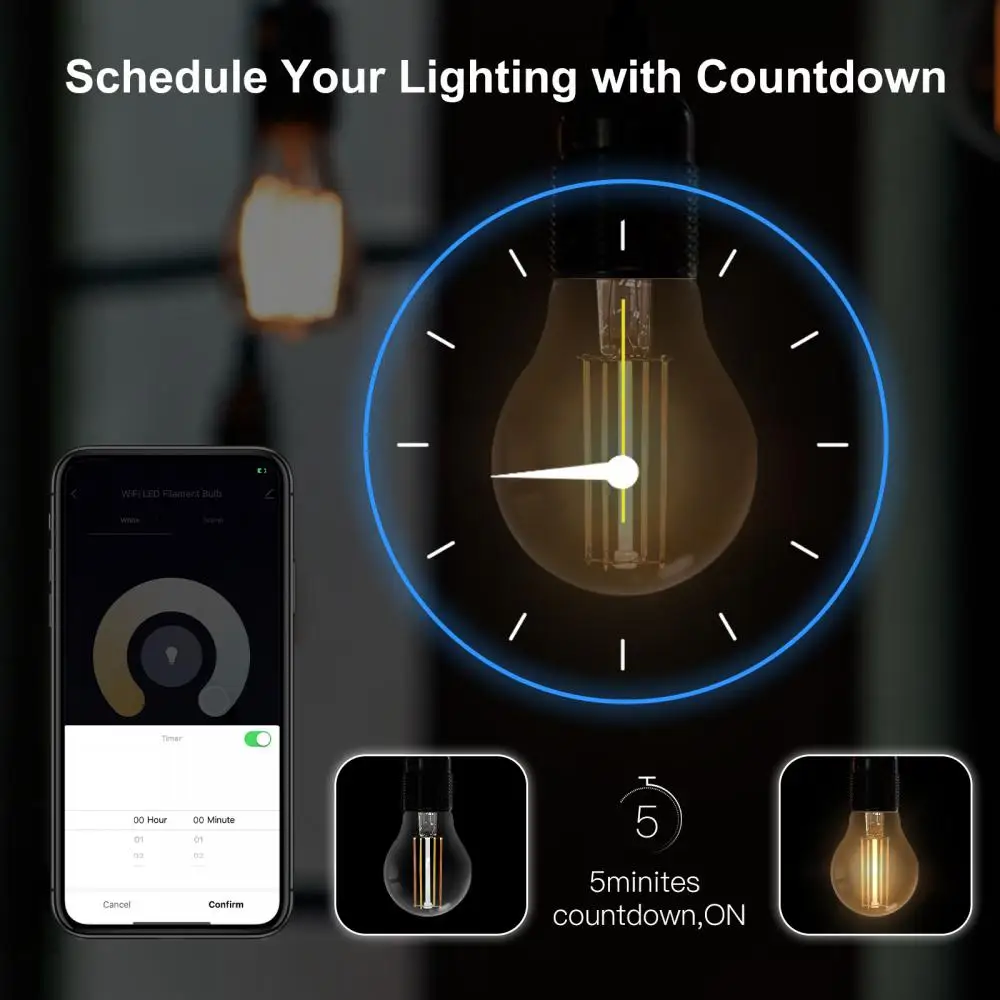 New Hot Wireless Bluetooth 4.0 Smart Bulb Tuya APP Google Voice Dimmable 90-250V 7W E27 LED Dimmable Lighting 2700K-6500K 806Lm
New Hot Wireless Bluetooth 4.0 Smart Bulb Tuya APP Google Voice Dimmable 90-250V 7W E27 LED Dimmable Lighting 2700K-6500K 806Lm