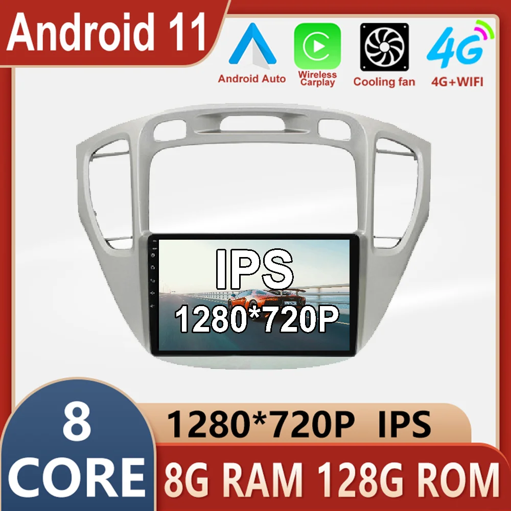 Android 11 для Toyota Highlander Kluger 2001-2007, автомобильное радио, стерео, мультимедийный видеонаблюдение, GPS, беспроводной Carplay, DSP IPS
Android 11 для Toyota Highlander Kluger 2001-2007, автомобильное радио, стерео, мультимедийный видеонаблюдение, GPS, беспроводной Carplay, DSP IPS