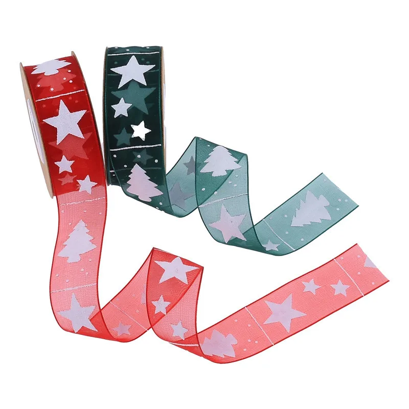 10m Roll New DIY Gift Clothing Decoration Packaging Ribbon Christmas Tree Ornament Material Transparent Yarn Belt
10m Roll New DIY Gift Clothing Decoration Packaging Ribbon Christmas Tree Ornament Material Transparent Yarn Belt