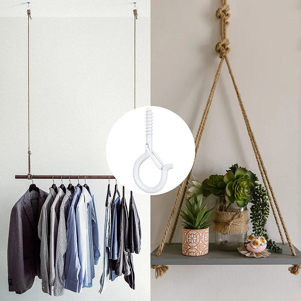 Q-Hanger Hooks Ceiling Q Screw Hook Screw Lights Hanger Christmas Lights Hanger Hook Ceiling Screw Hanger(20, White) 
Q-Hanger Hooks Ceiling Q Screw Hook Screw Lights Hanger Christmas Lights Hanger Hook Ceiling Screw Hanger(20, White)