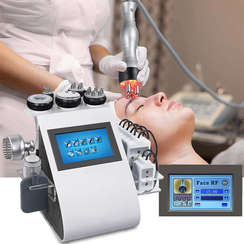 9 in1 80K Vacuum Cavitation RF Lipo la_Ser Ultrasonic EMS Microcurrent Multi-polar RF Skin Lifting Tighten Body Slimming Machine
9 in1 80K Vacuum Cavitation RF Lipo la_Ser Ultrasonic EMS Microcurrent Multi-polar RF Skin Lifting Tighten Body Slimming Machine
