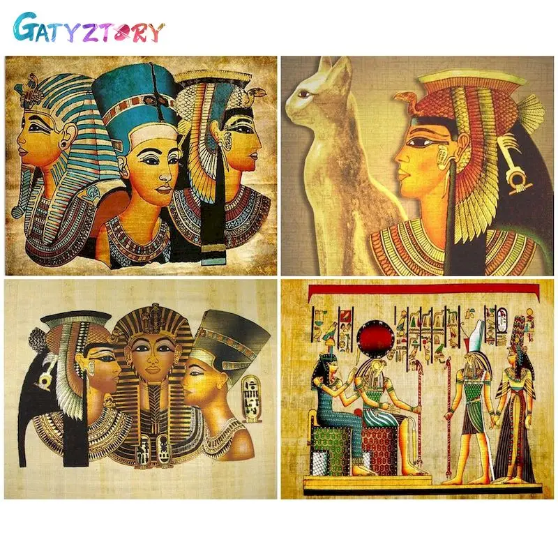 GATYZTORY Paint By Number Egyptian figures Kits Drawing On Canvas DIY Pictures By Number HandPainted Gift Home Decor
GATYZTORY Paint By Number Egyptian figures Kits Drawing On Canvas DIY Pictures By Number HandPainted Gift Home Decor