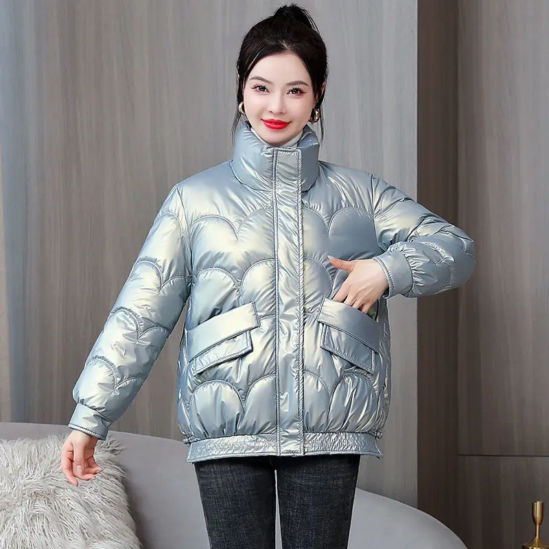 Glossy Winter Jacket 2022 New Women Parkas Cotton Coat Long Sleeves Warm Parka Down Cotton Jacket Casual Female Outwear
Glossy Winter Jacket 2022 New Women Parkas Cotton Coat Long Sleeves Warm Parka Down Cotton Jacket Casual Female Outwear
