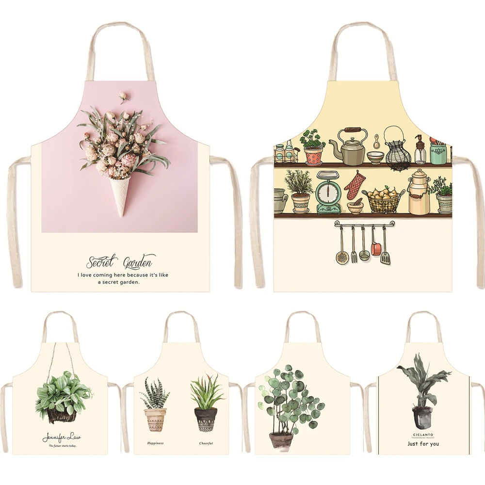INS Simple Tropical Plant Print Kitchen Aprons for Women Men Home Cleaning Baking Cooking Tools Linen Antifouling Cook Apron
INS Simple Tropical Plant Print Kitchen Aprons for Women Men Home Cleaning Baking Cooking Tools Linen Antifouling Cook Apron