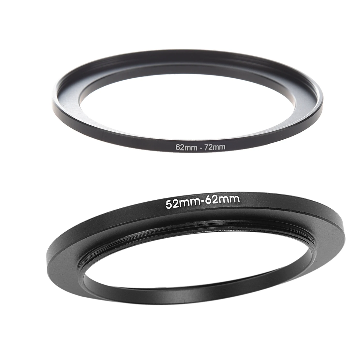 2 Pcs Black Camera Parts Lens Filter Step Up Ring Adapter For Camera, 62Mm-72Mm & 52Mm-62Mm
2 Pcs Black Camera Parts Lens Filter Step Up Ring Adapter For Camera, 62Mm-72Mm & 52Mm-62Mm