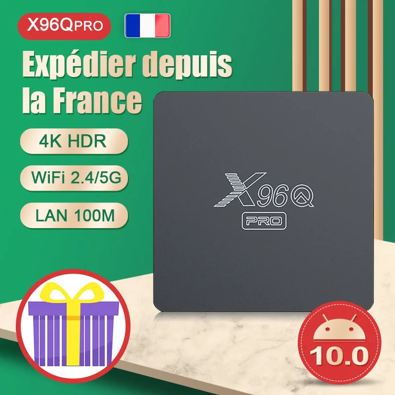 X96Q Pro Android 10.0 Smart Tv Box 2022 With 2.4/5G Wireless Allwinner H313 H.265 100M 4K 2GB 16GB X96Q PRO Smart Tv Set Top Box
X96Q Pro Android 10.0 Smart Tv Box 2022 With 2.4/5G Wireless Allwinner H313 H.265 100M 4K 2GB 16GB X96Q PRO Smart Tv Set Top Box