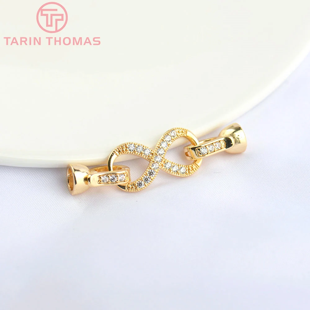 (5064)4PCS 10x40MM 24K Gold Color Brass with Zircon Bracelet Necklace Connector Clasp High Quality Diy Jewelry Accessories 
(5064)4PCS 10x40MM 24K Gold Color Brass with Zircon Bracelet Necklace Connector Clasp High Quality Diy Jewelry Accessories