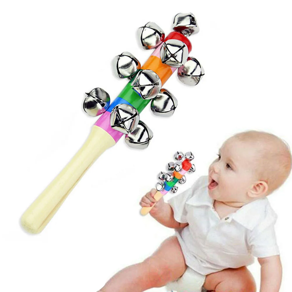 0-12 Months Musical Wooden Rattle Toys For Babies Sand Hammer Baby Rattles Hand Bell Singing Wooden Toys Development
0-12 Months Musical Wooden Rattle Toys For Babies Sand Hammer Baby Rattles Hand Bell Singing Wooden Toys Development
