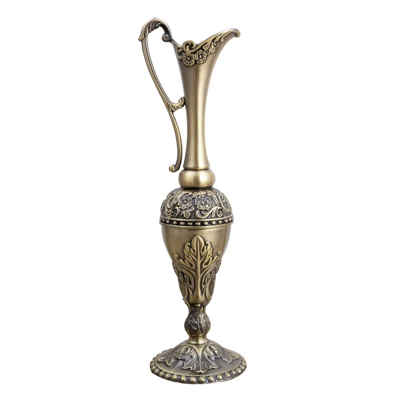 Relief Retro Metal Vase Creative European Luxury Decoration Table Flower Arrangement Alloy Craft Home Decoration Art Ornament
Relief Retro Metal Vase Creative European Luxury Decoration Table Flower Arrangement Alloy Craft Home Decoration Art Ornament