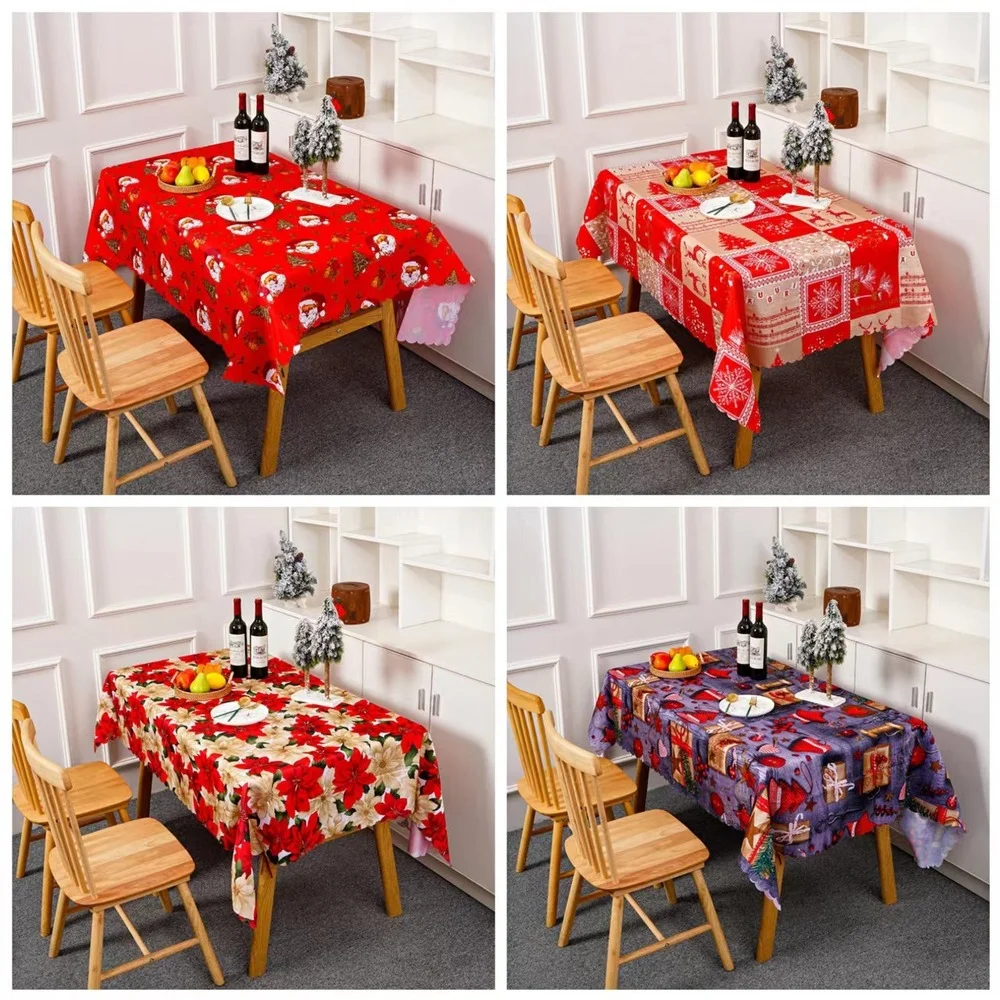 180X150CM Christmas Tablecloth Cartoon Print Polyester Table Cloth Party Wedding New Year Decoration for Home Dining Table Cover
180X150CM Christmas Tablecloth Cartoon Print Polyester Table Cloth Party Wedding New Year Decoration for Home Dining Table Cover