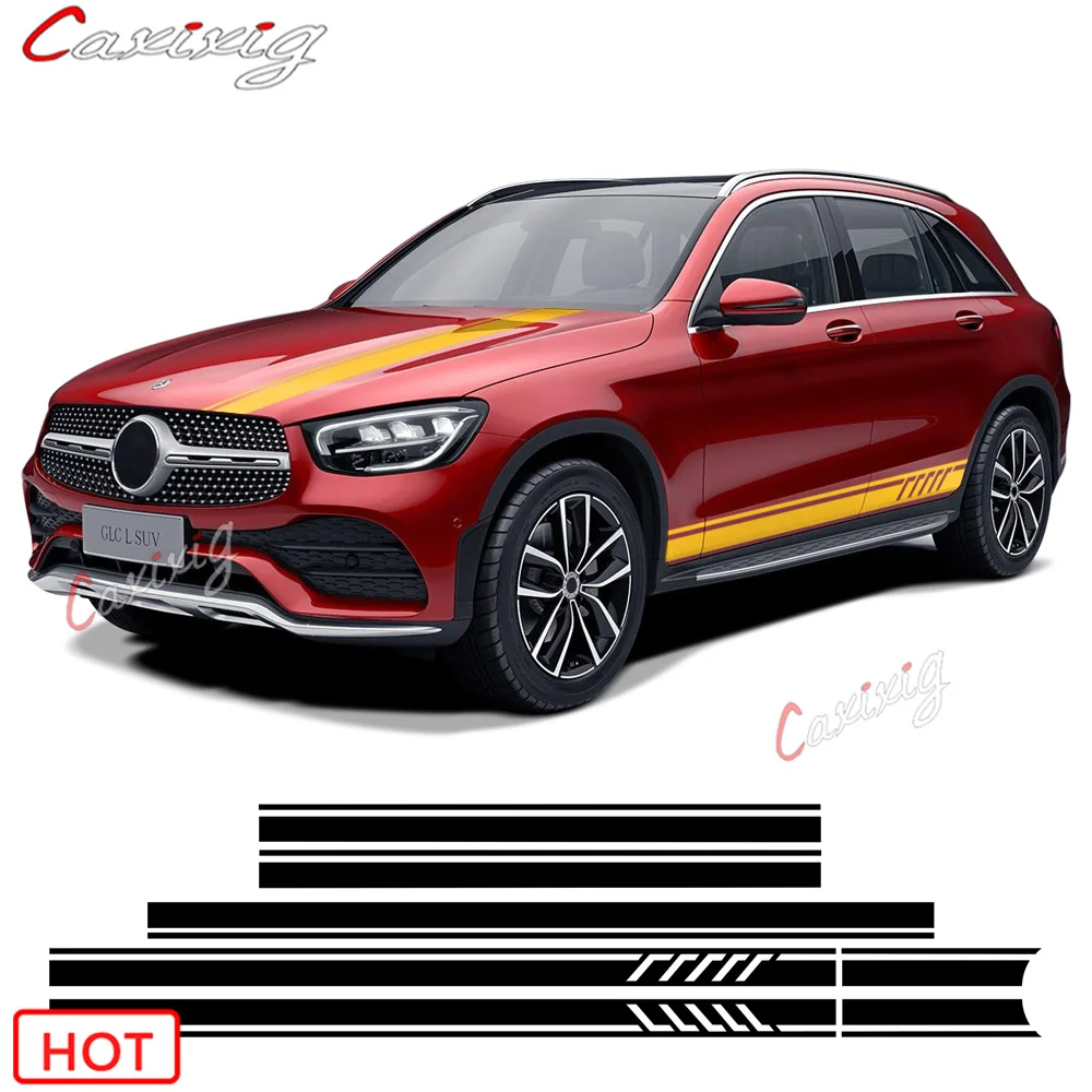 Стильные наклейки с боковыми полосками на капот и заднюю наклейку для Mercedes Benz GLC Class X253 Coupe C253 AMG, аксессуары
Стильные наклейки с боковыми полосками на капот и заднюю наклейку для Mercedes Benz GLC Class X253 Coupe C253 AMG, аксессуары