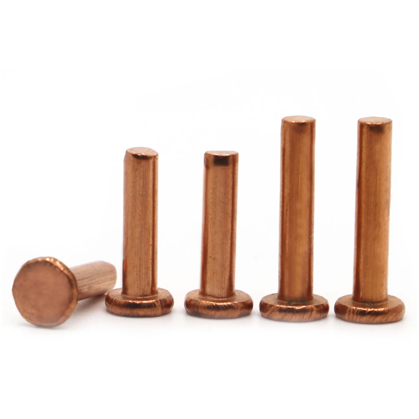 M1.5 M2.0 M2.5 M3 M4 M5 M6 M8 Copper Solid Rivets Knock Flat Head Rivet Flat Head Copper Rivets Solid Brass Rivet GB109
M1.5 M2.0 M2.5 M3 M4 M5 M6 M8 Copper Solid Rivets Knock Flat Head Rivet Flat Head Copper Rivets Solid Brass Rivet GB109